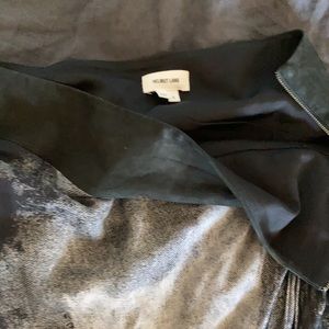 Helmut Lang skirt lamb suede modal cashmere silk